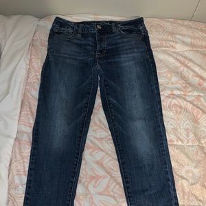 Crop American eagle dark wash Jean